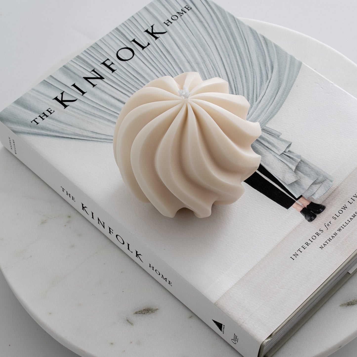Swirl Ball Candle