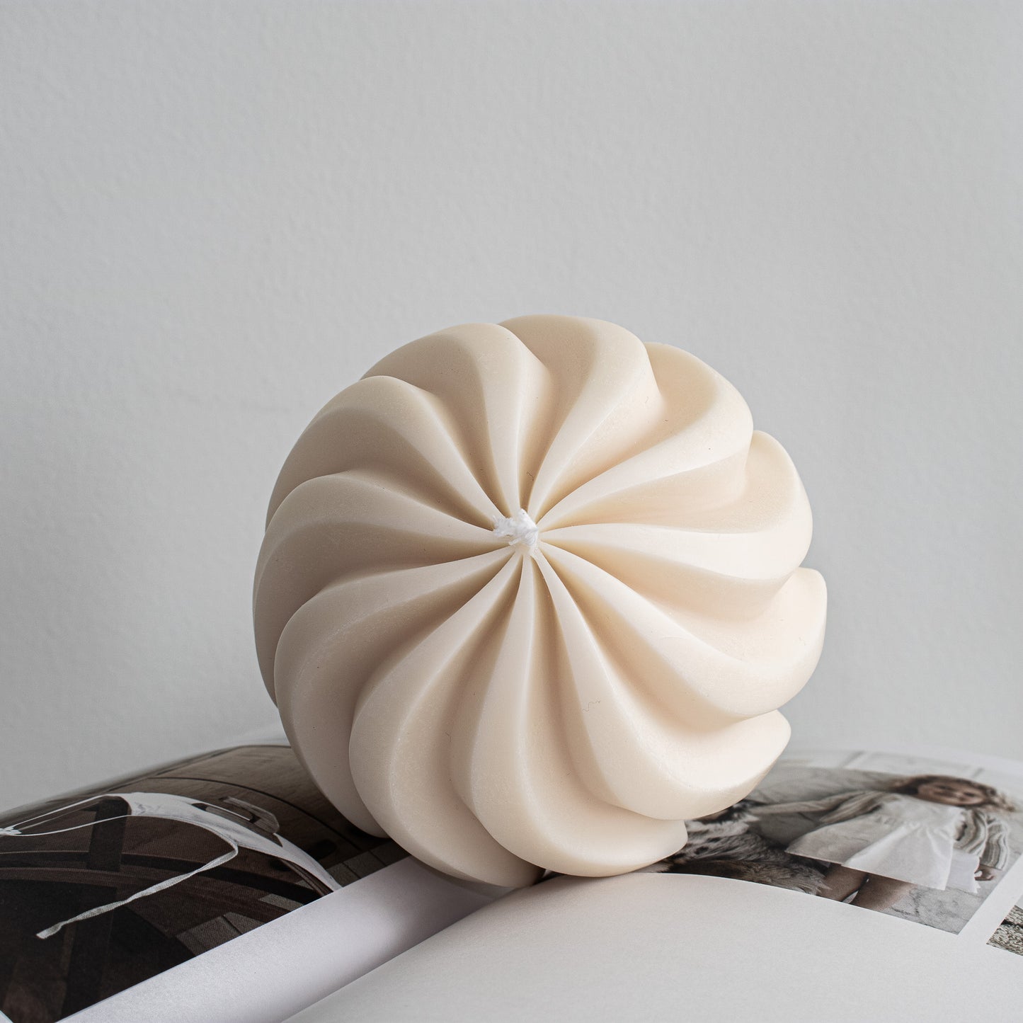 Swirl Ball Candle
