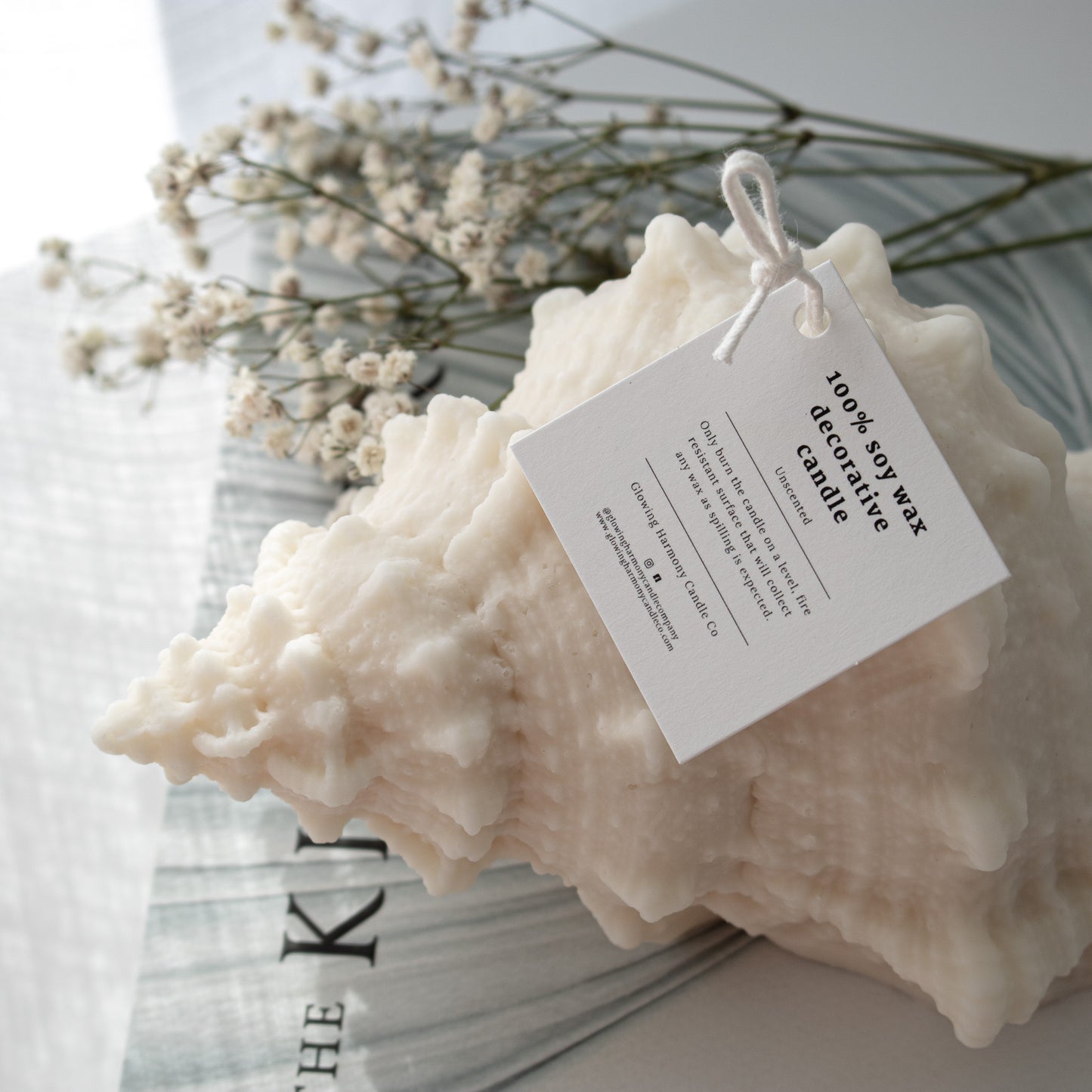 elegant shaped candle