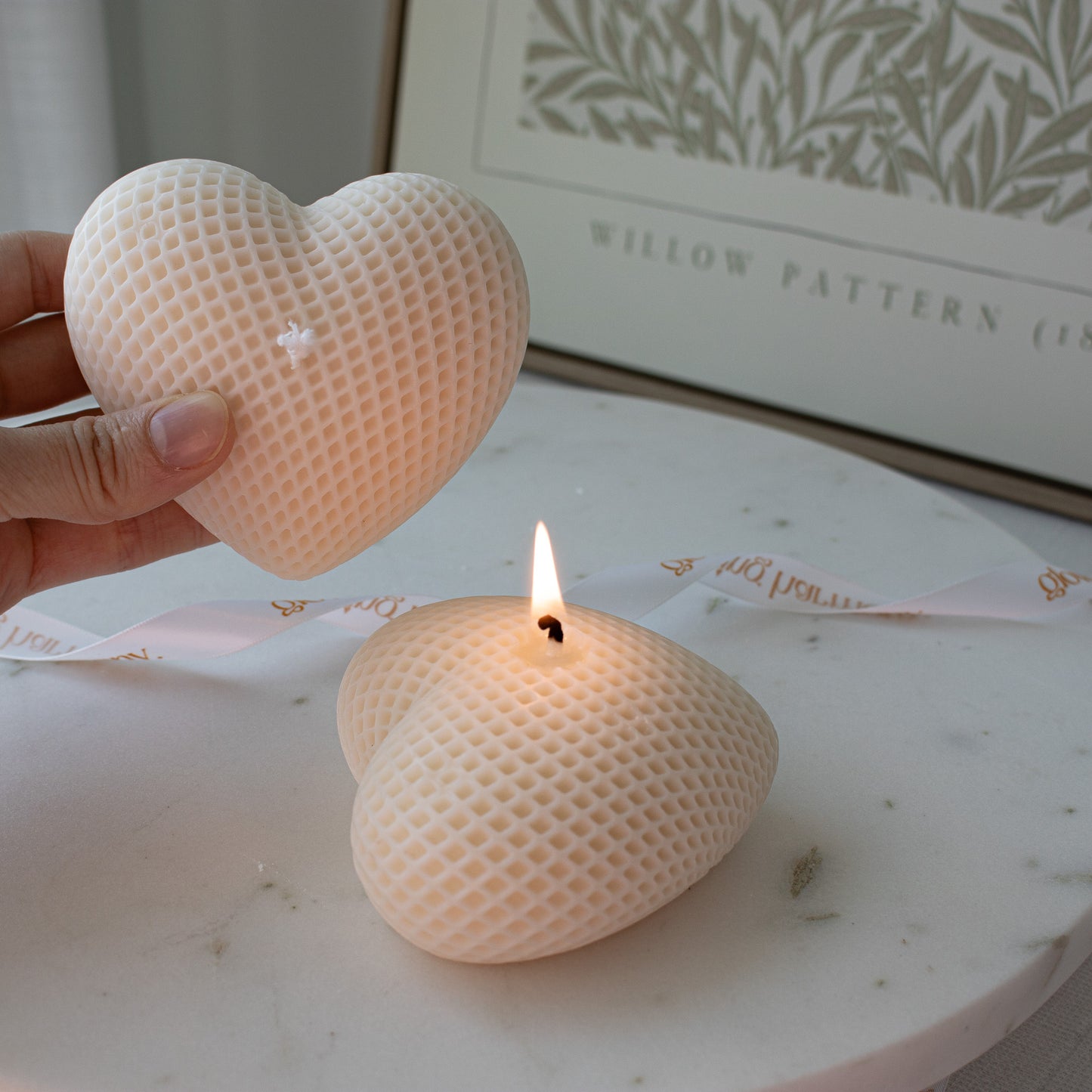 romantic table decor candle