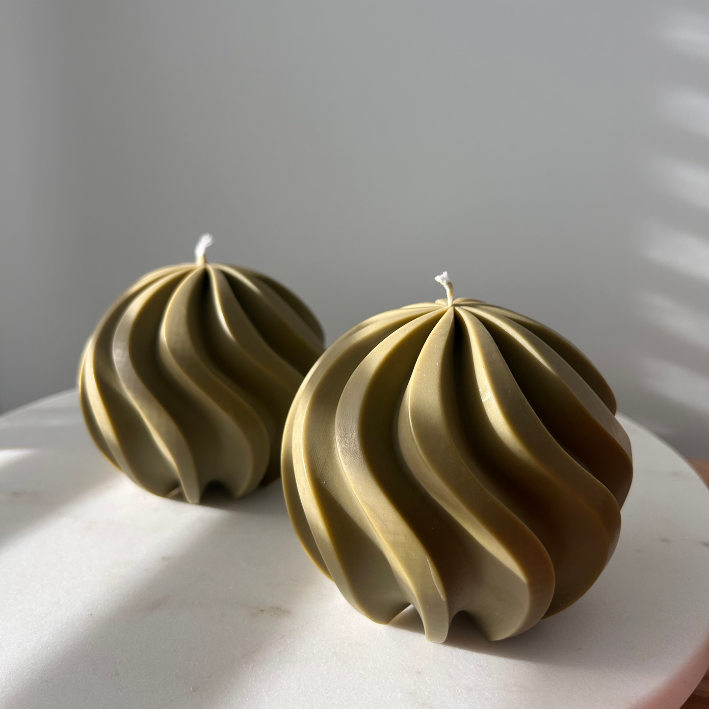 Swirl Ball Candle