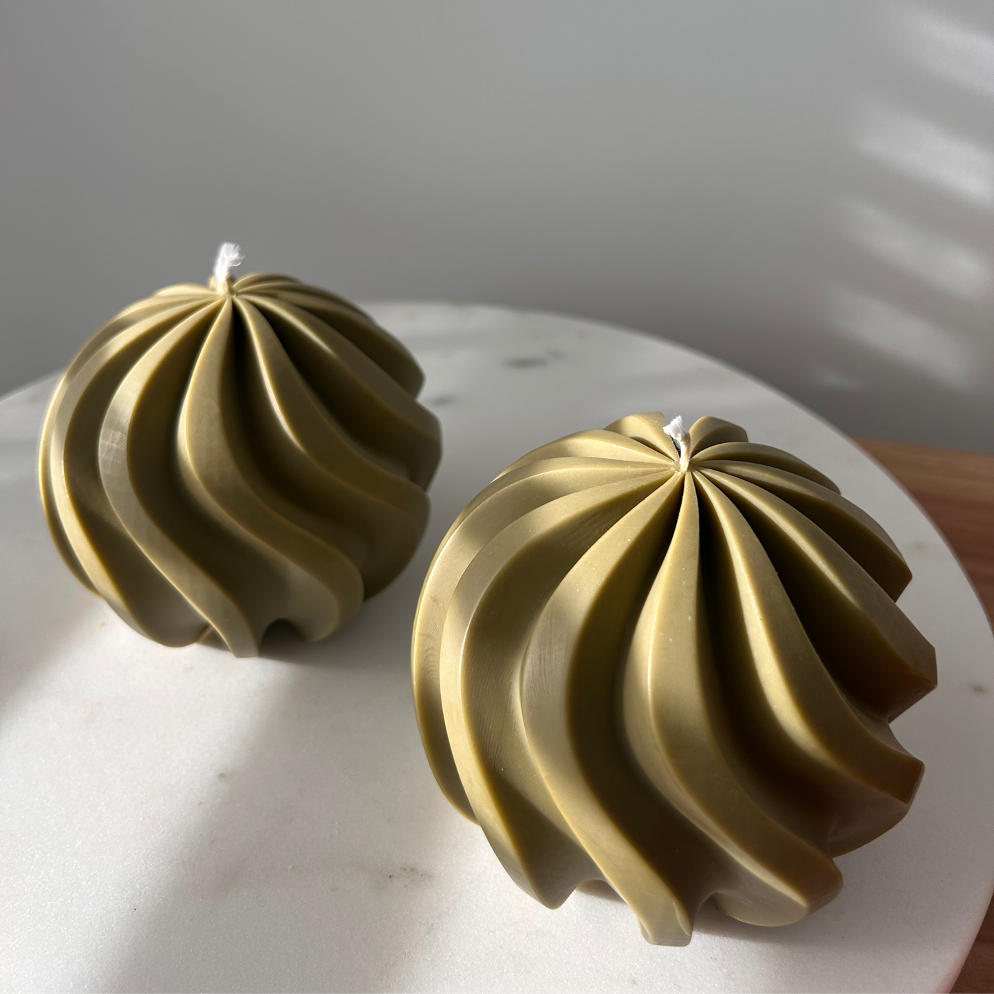 Swirl Ball Candle