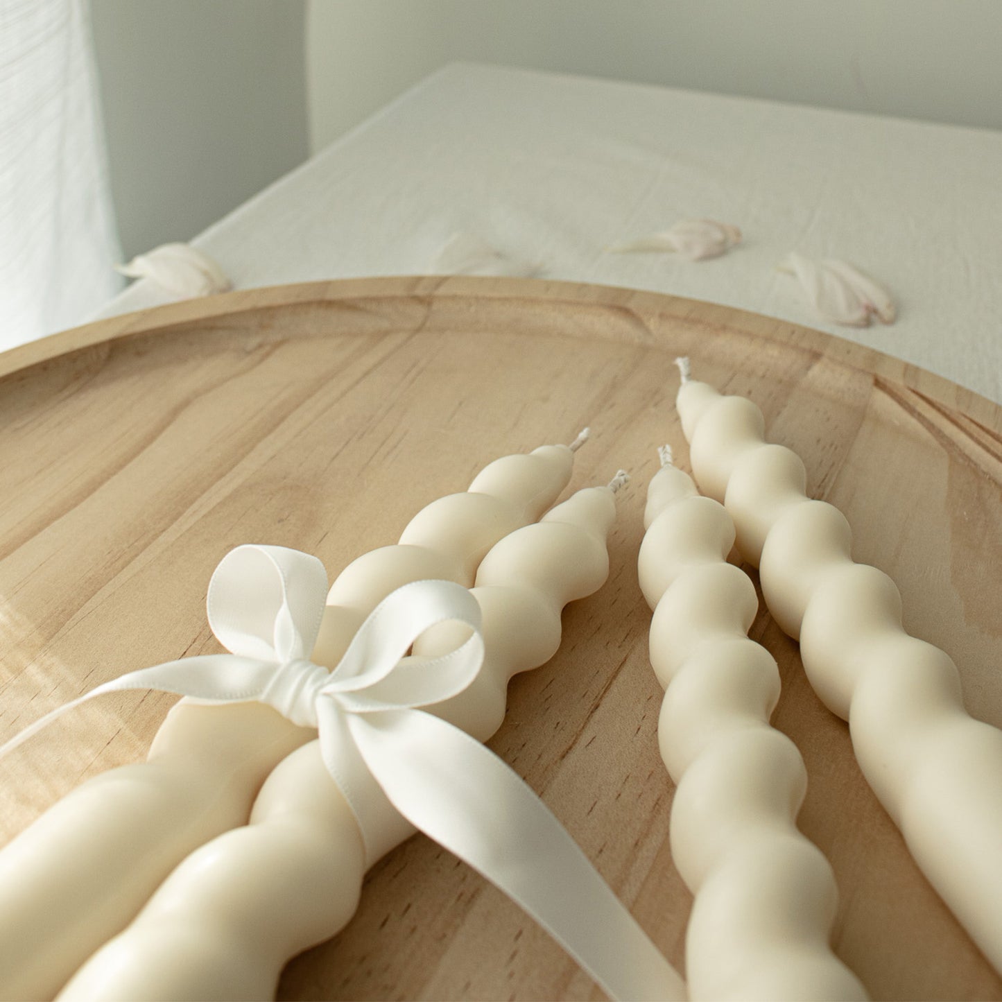 aesthetic high quality soy wax taper candles