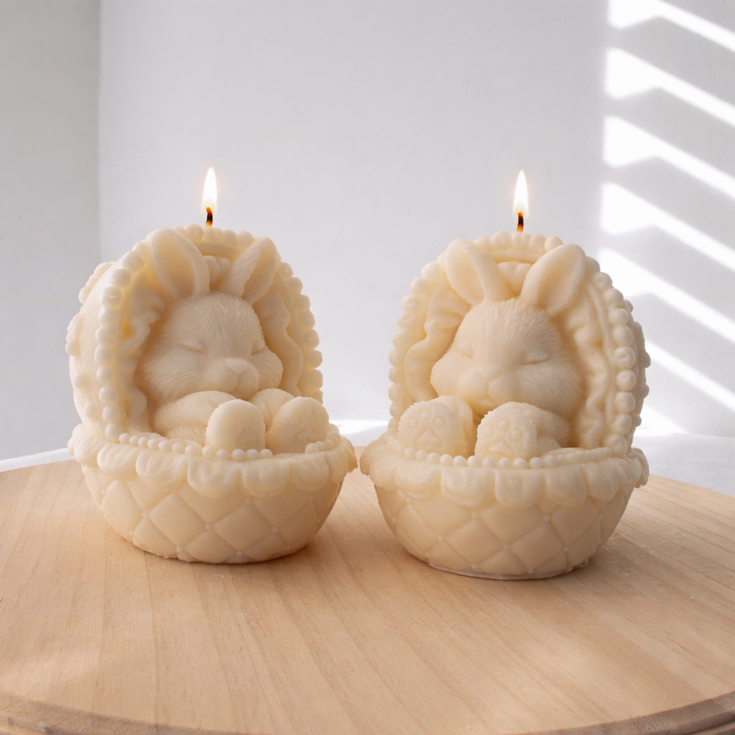 eco-friendly easter home decor candle