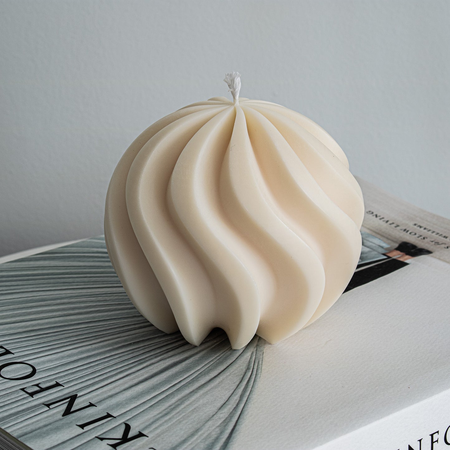 Swirl Ball Candle