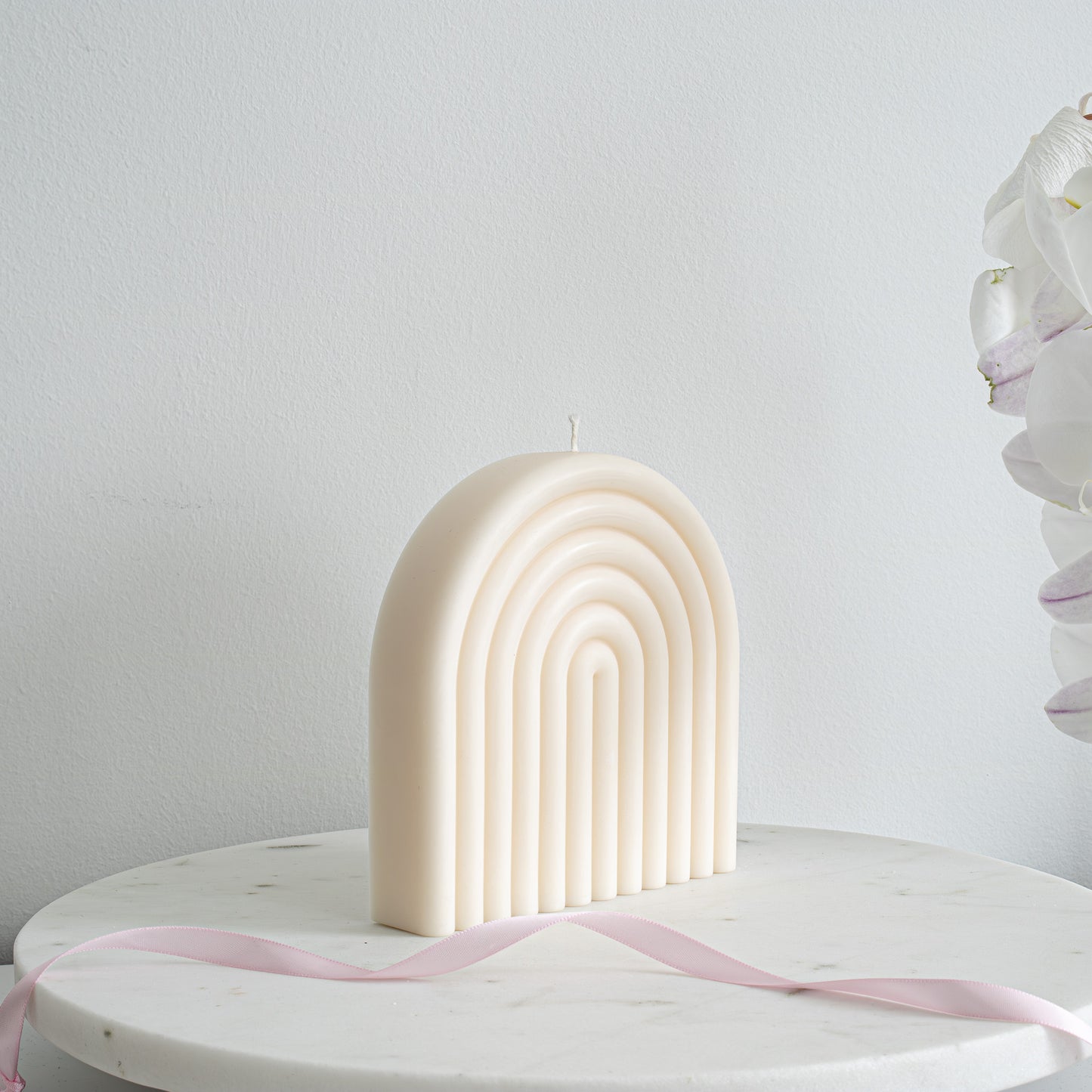 rainbow candle, pride candle
