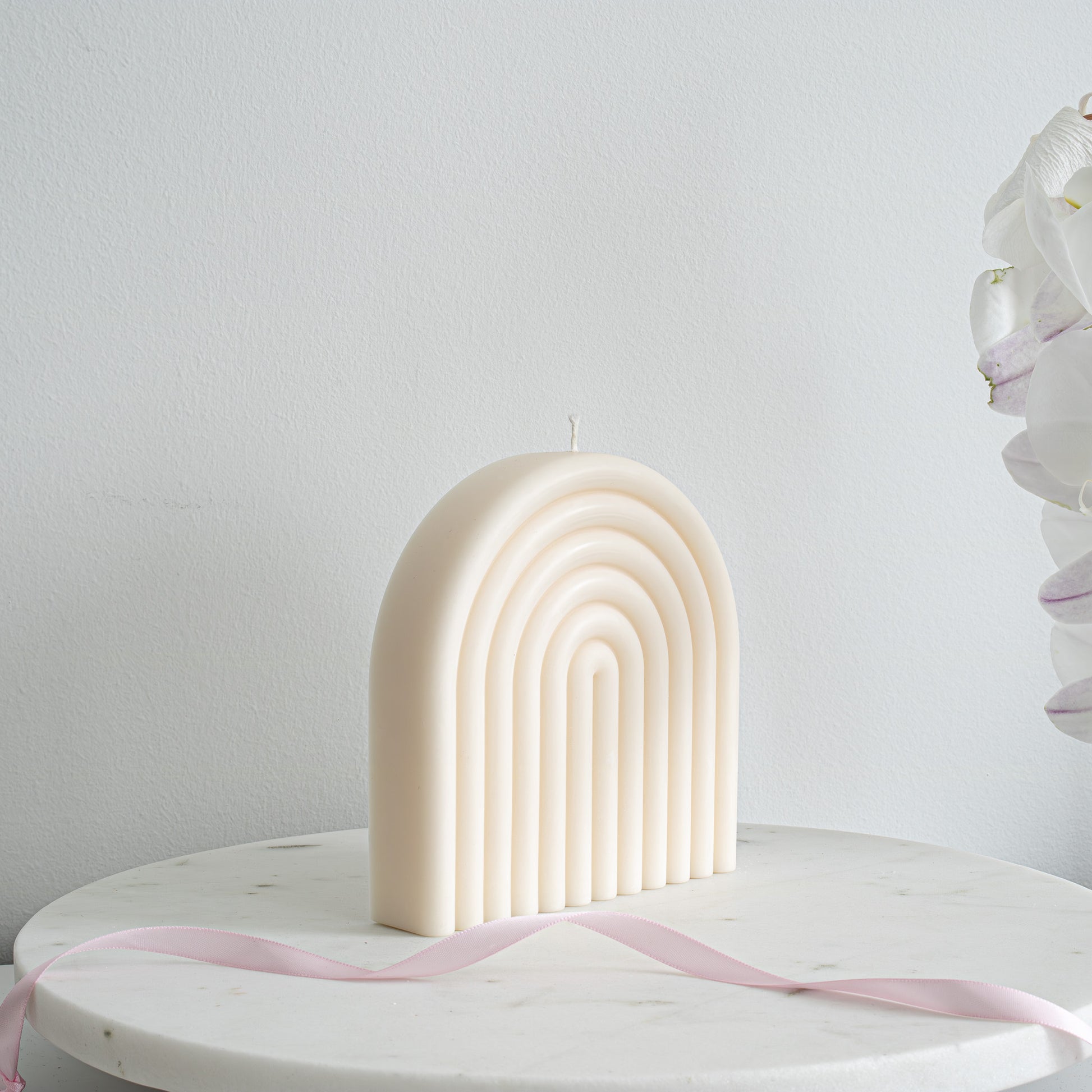 rainbow candle, pride candle