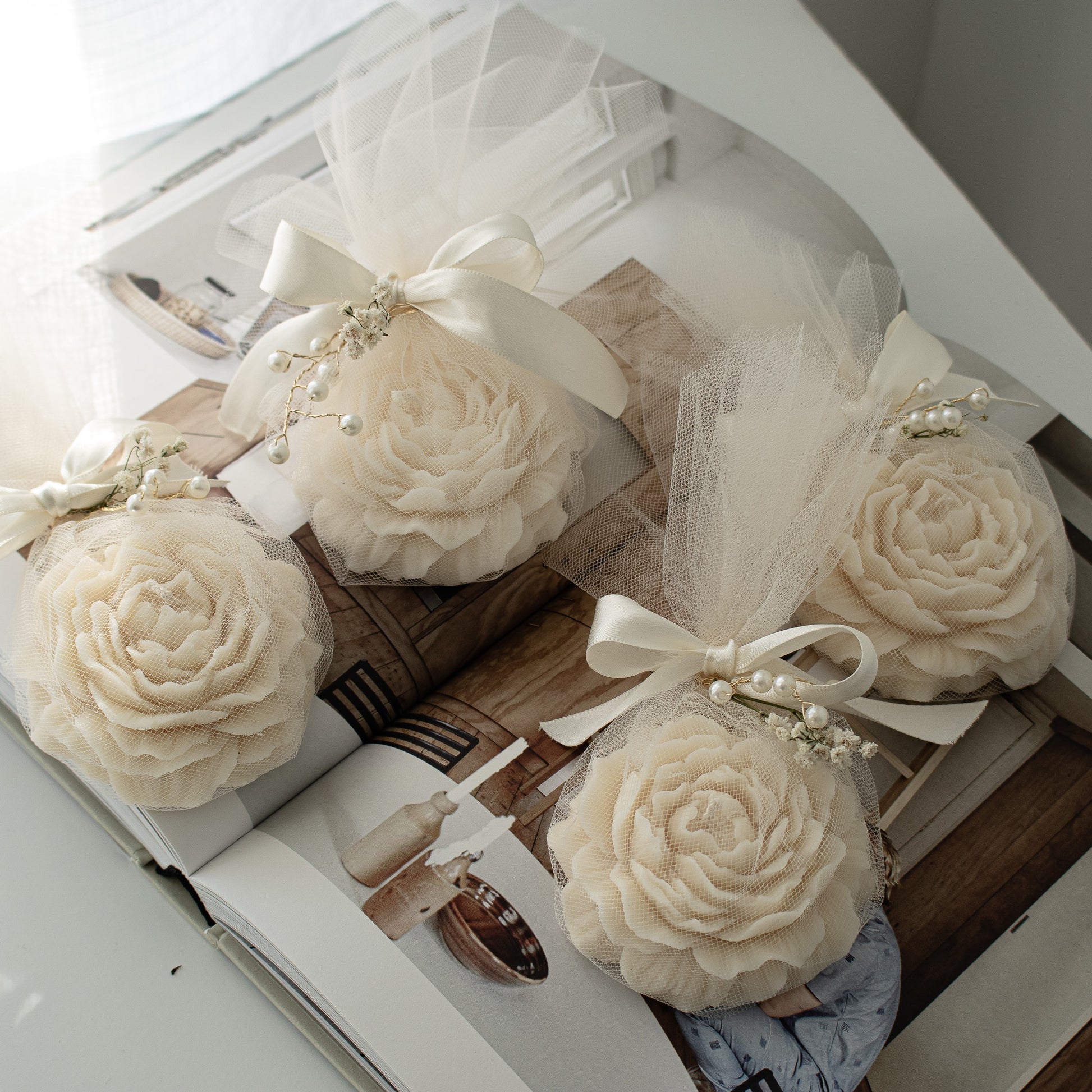 giftable peony candles for special occasions