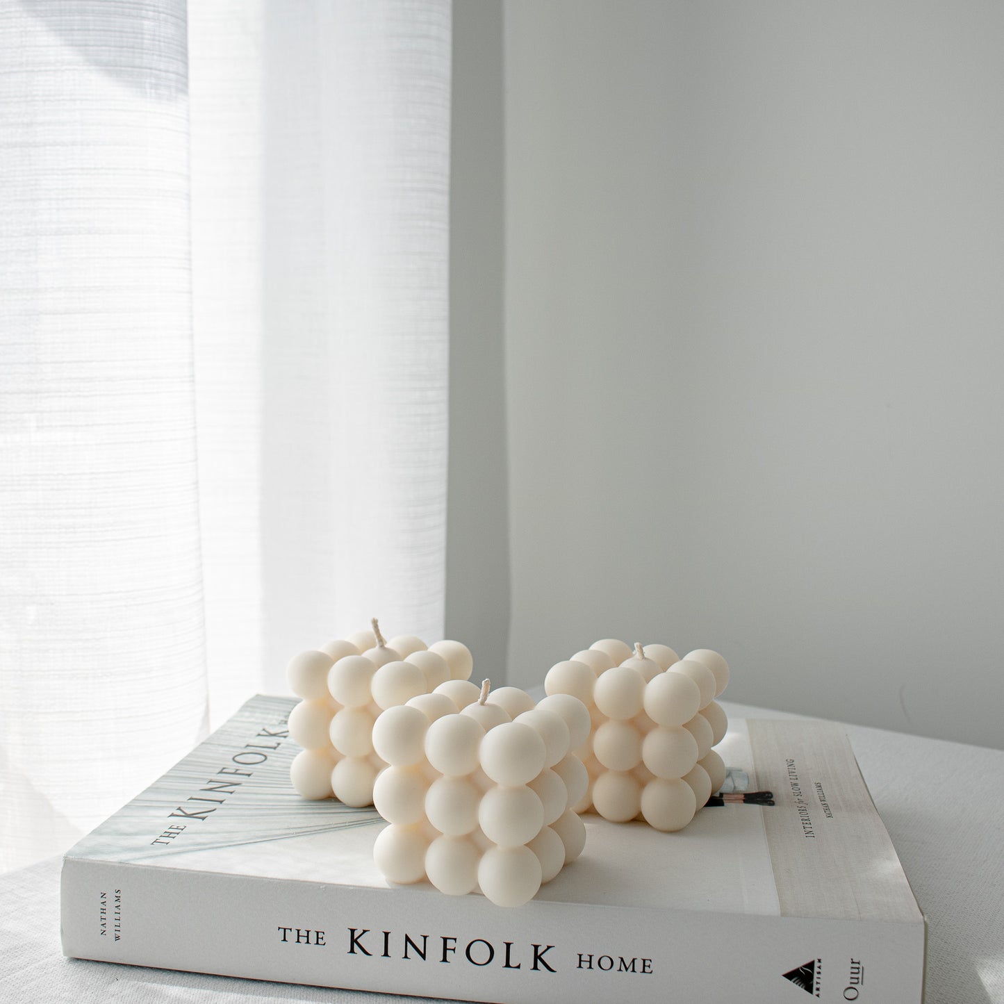 bubble candle decor