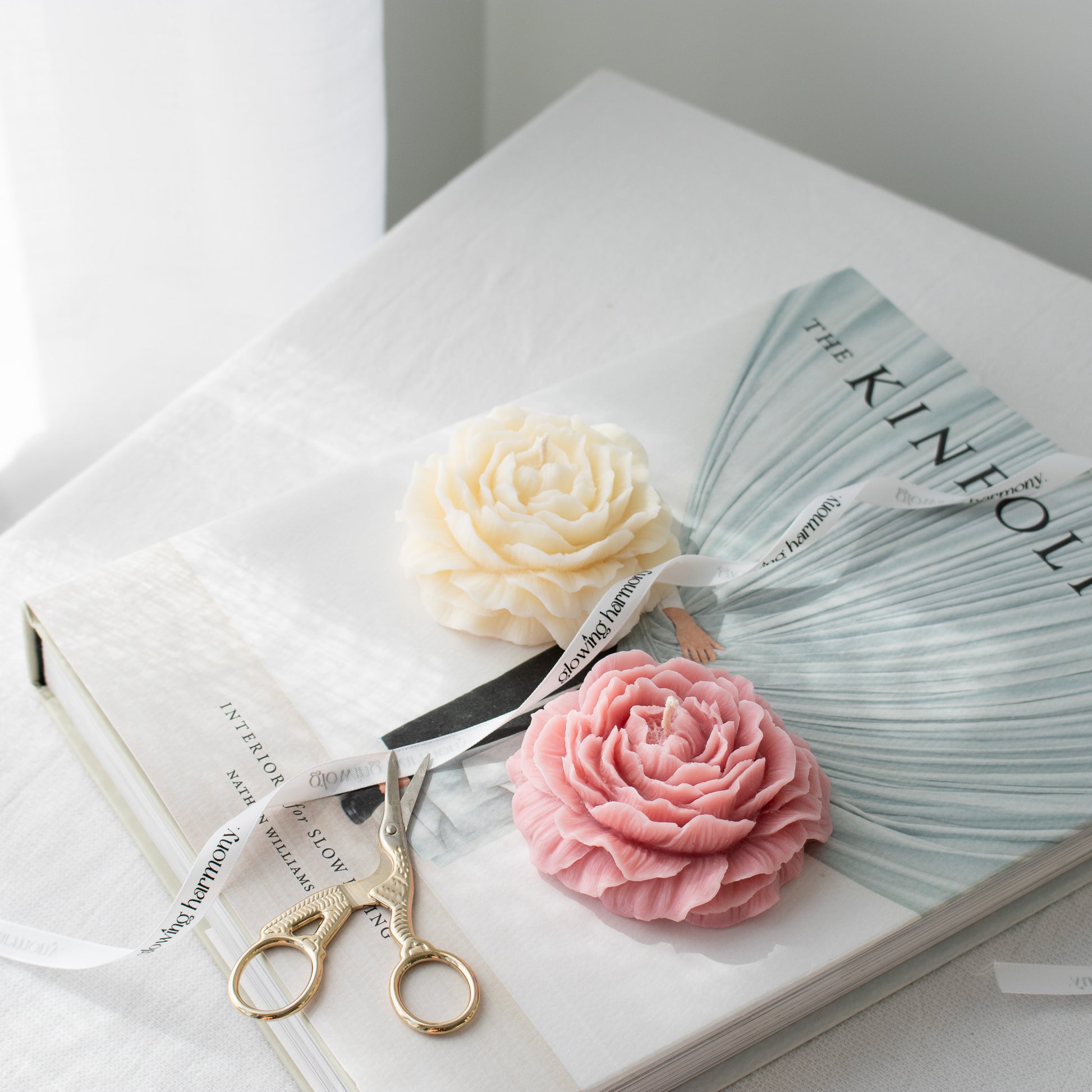 peony candles