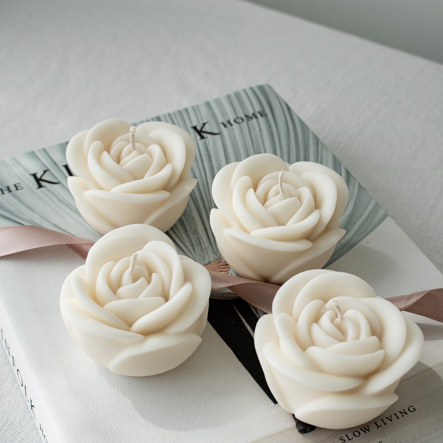 high quality decorative rose candles