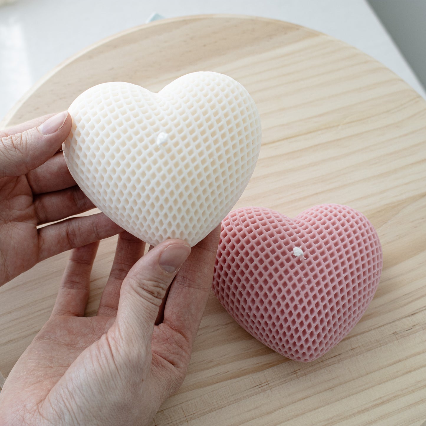 high quality wedding heart candle 