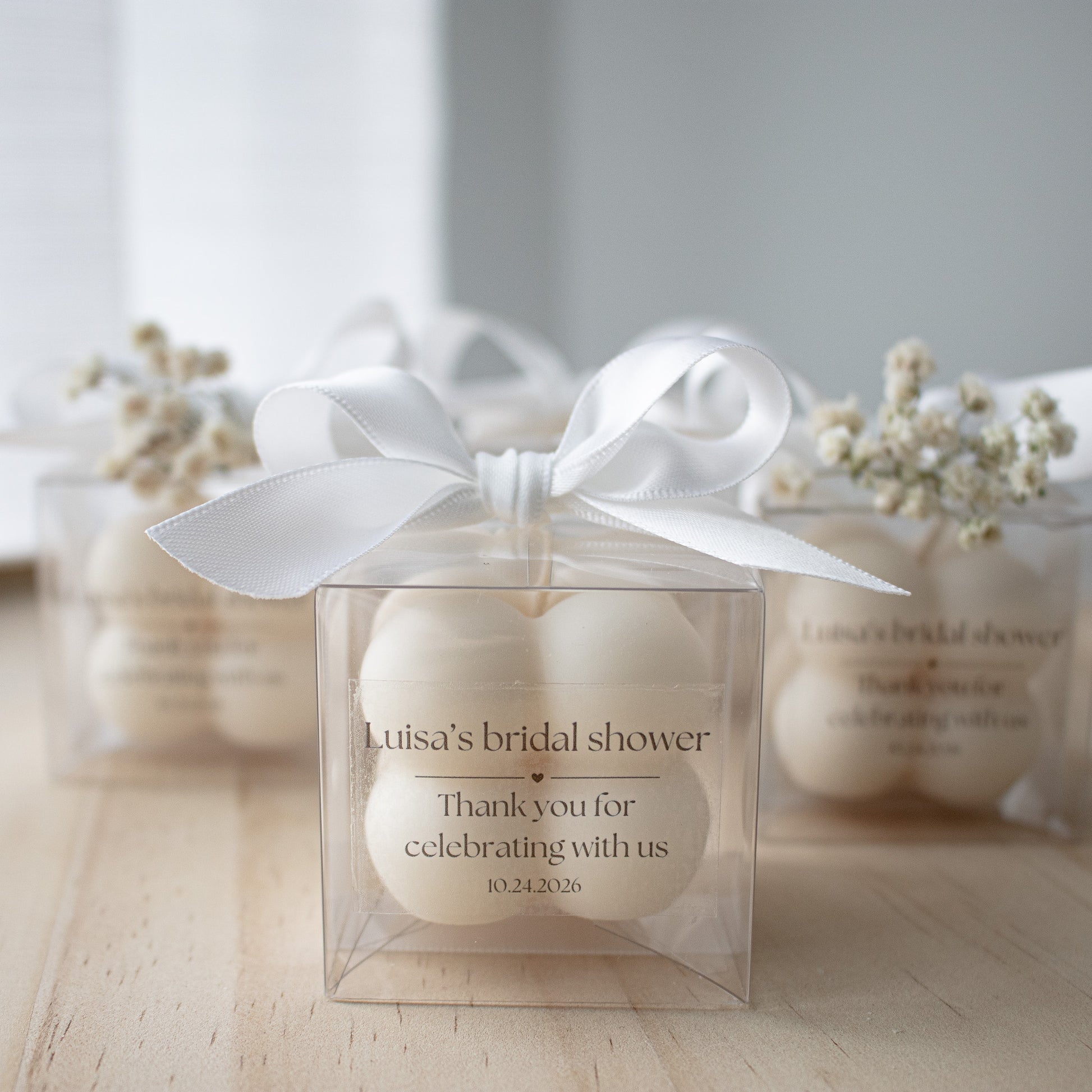 eco friendly personalized bridal shower favors
