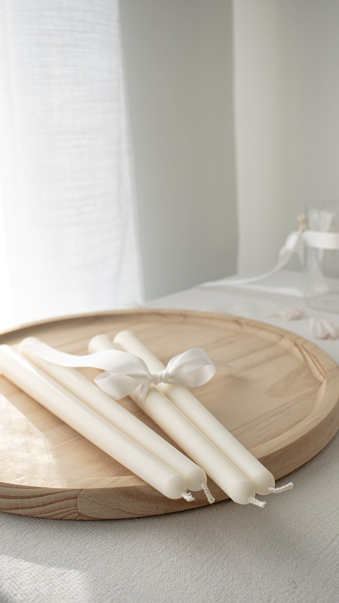 minimalistic high quality taper candles