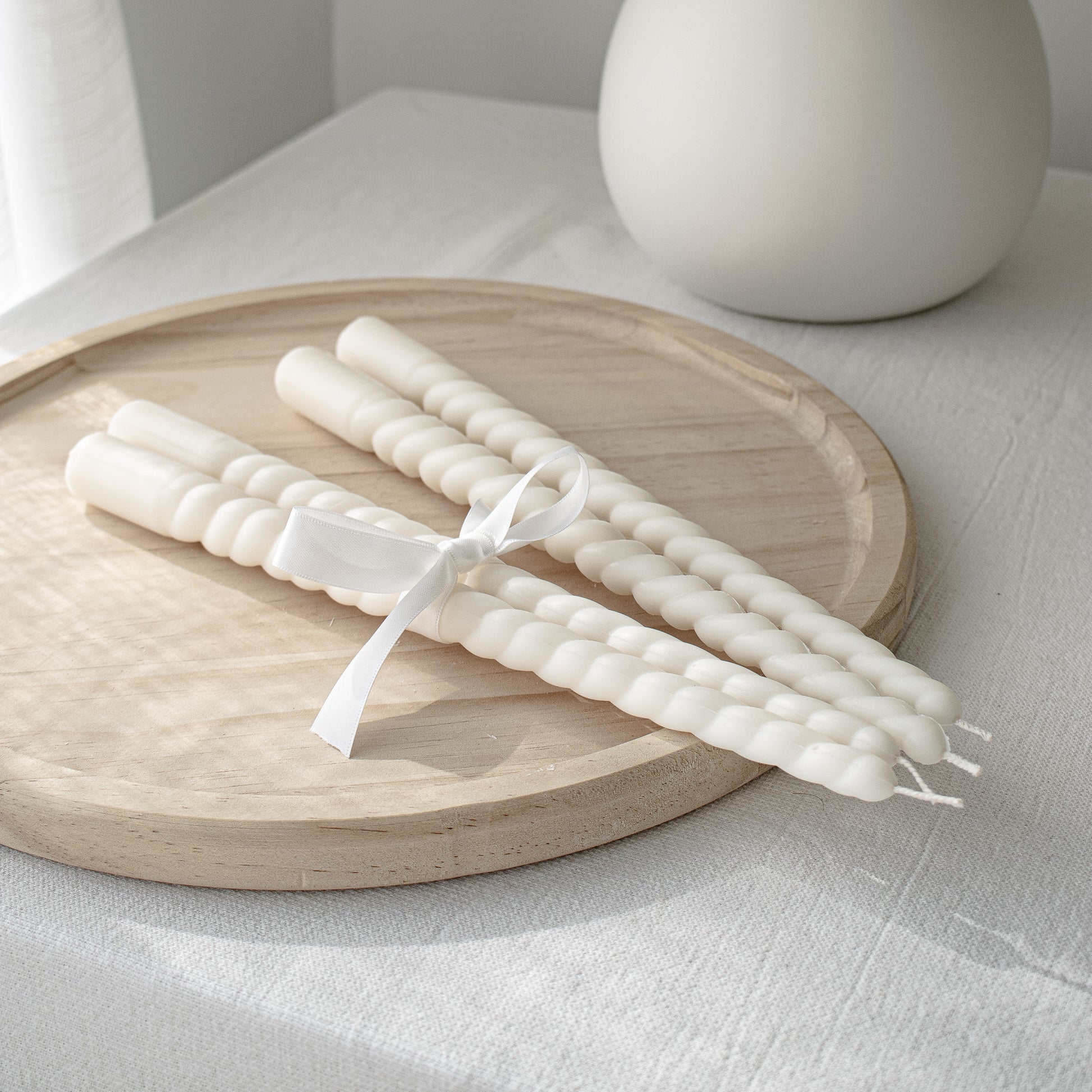 timeless taper candles from soy wax