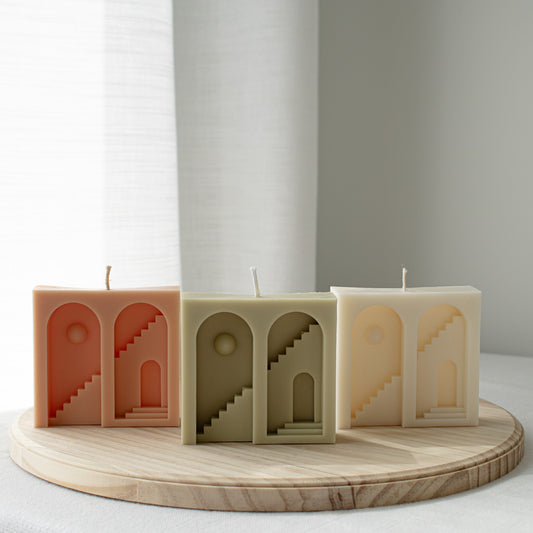 greek inspired home decor candle