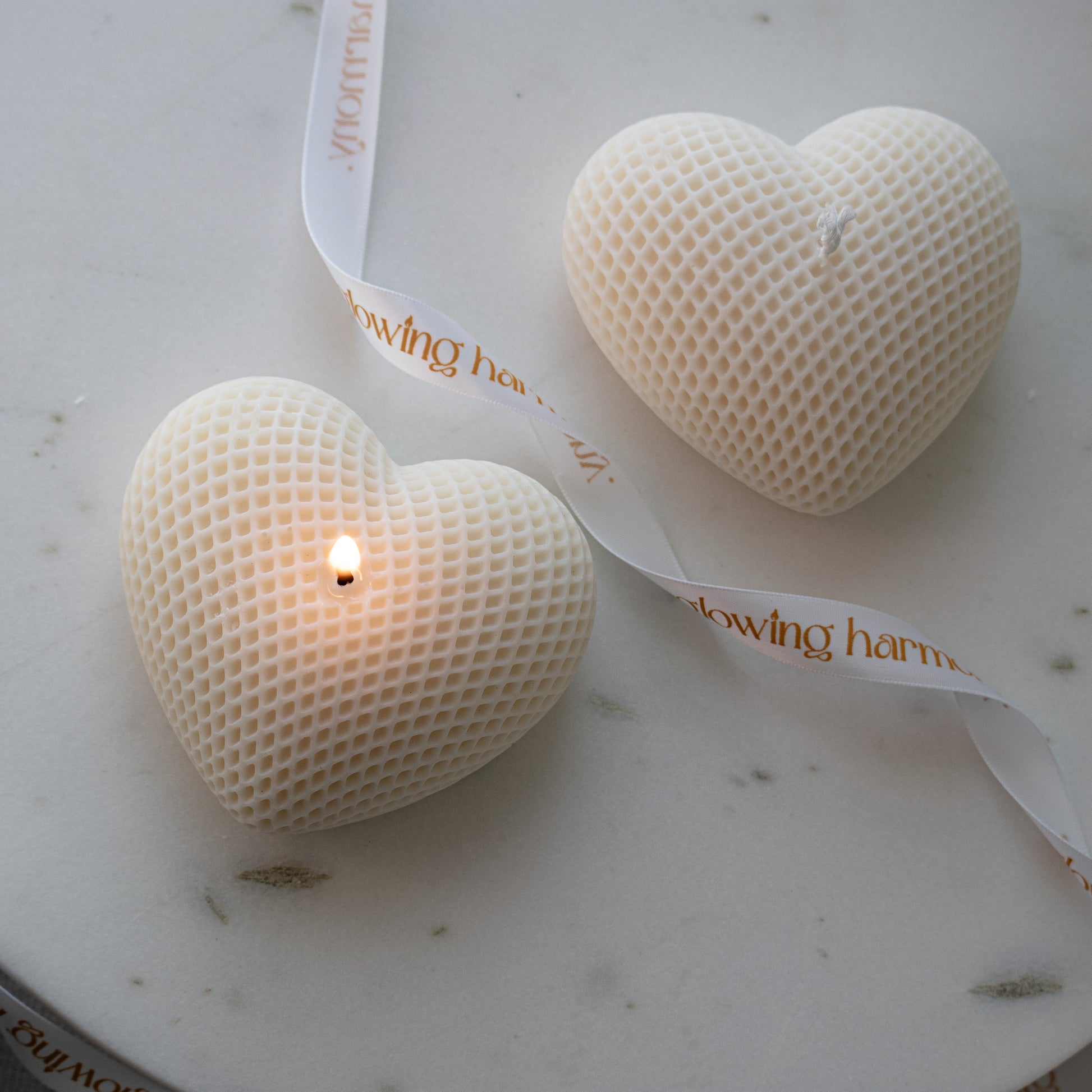 romantic heart shaped table candle decor 