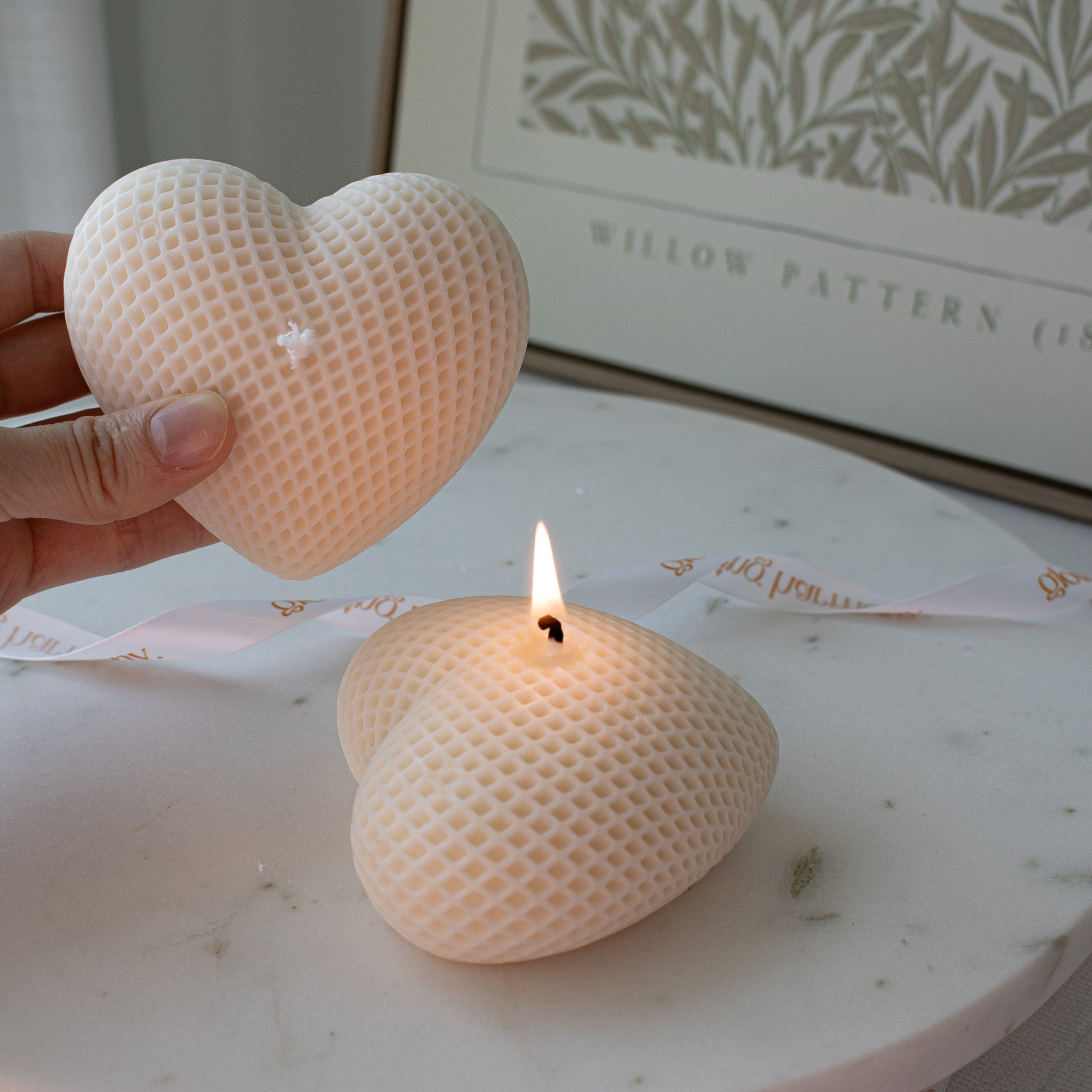 romantic table decor candle