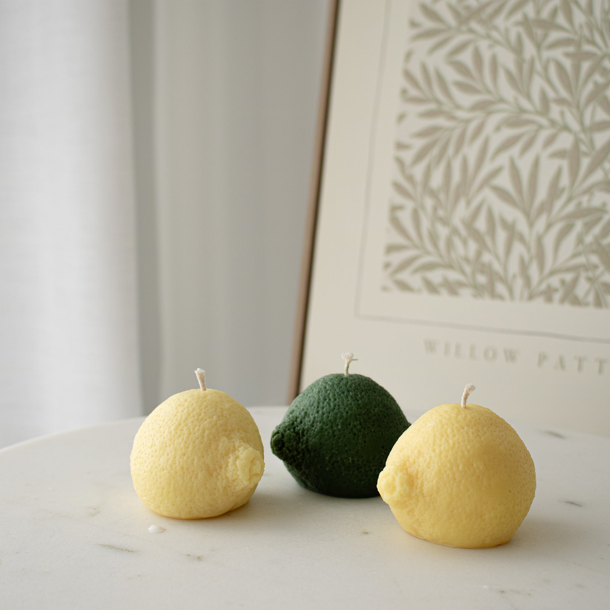 natural soy wax decorative lime candles 