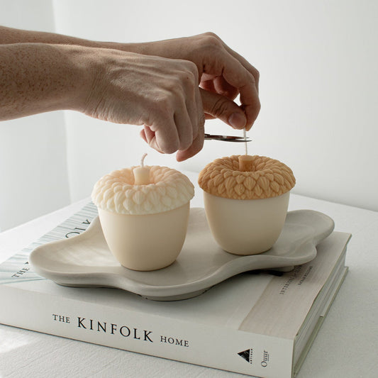acorn  unscented candle
