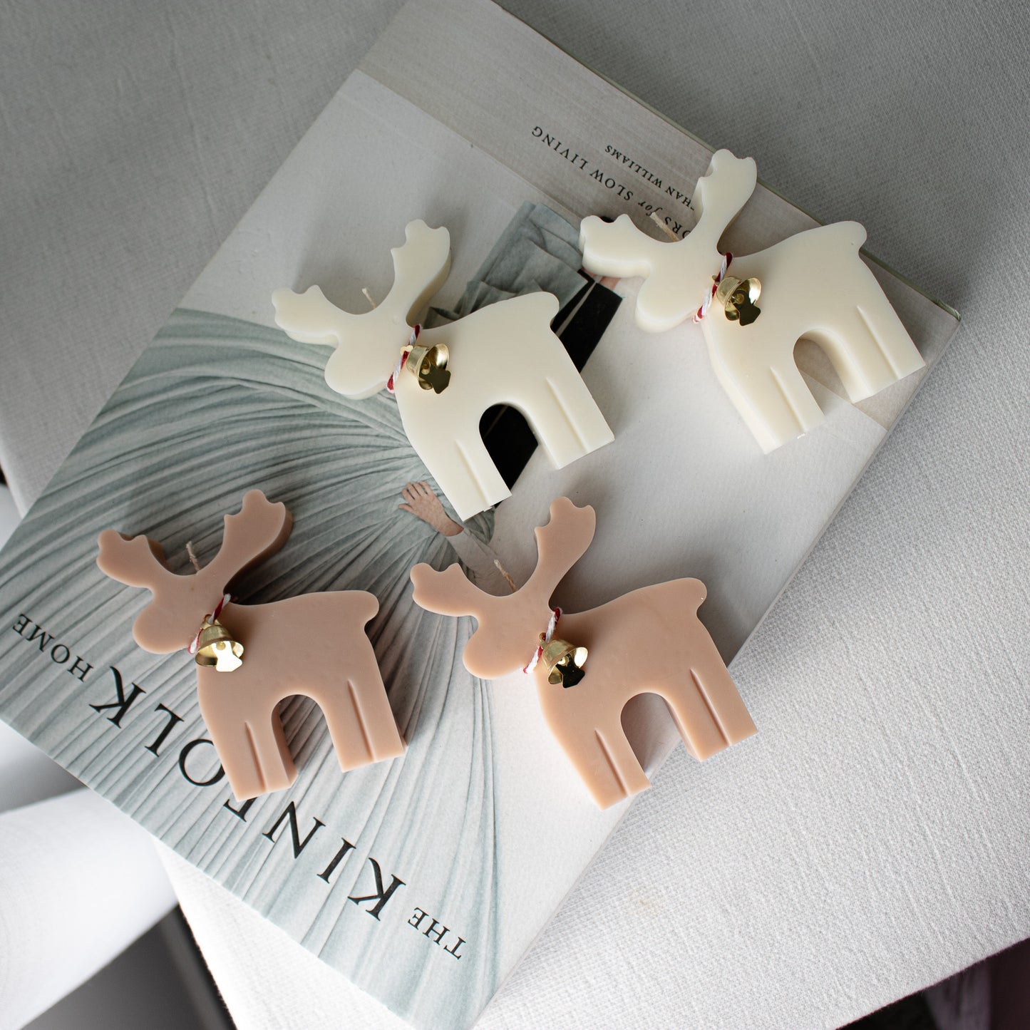 cute moose shaped candle