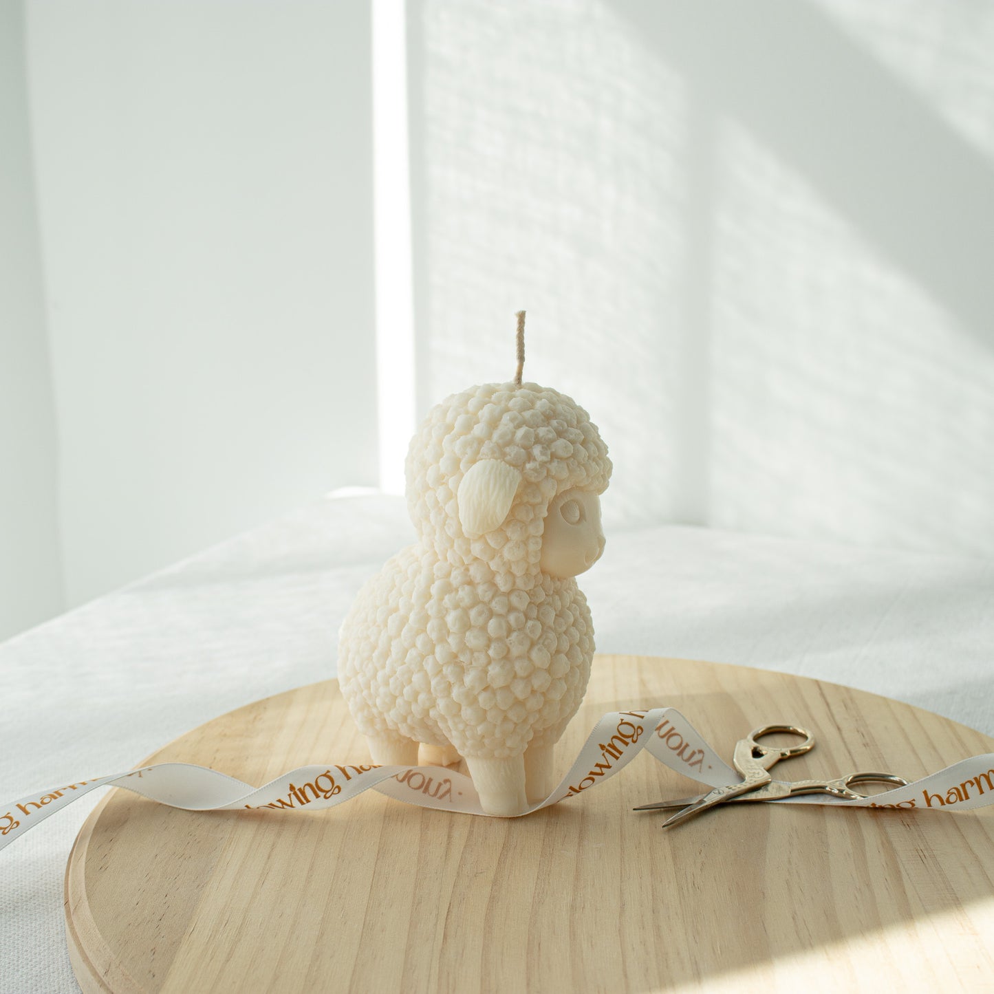 cute sheep candle