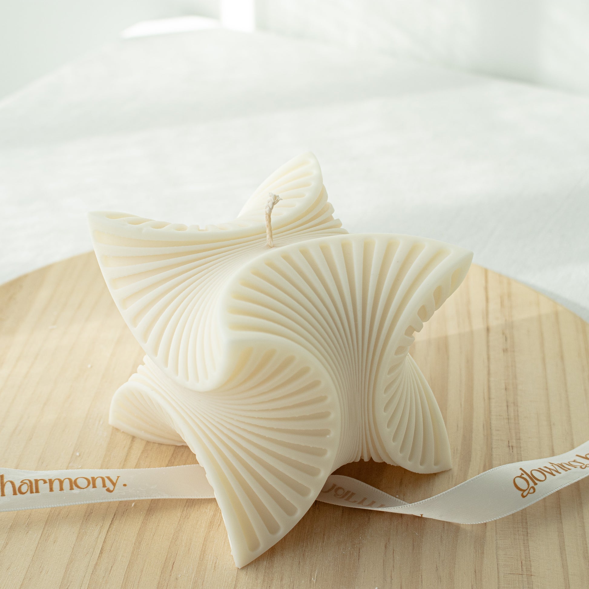 one of a kind candle for coffee table