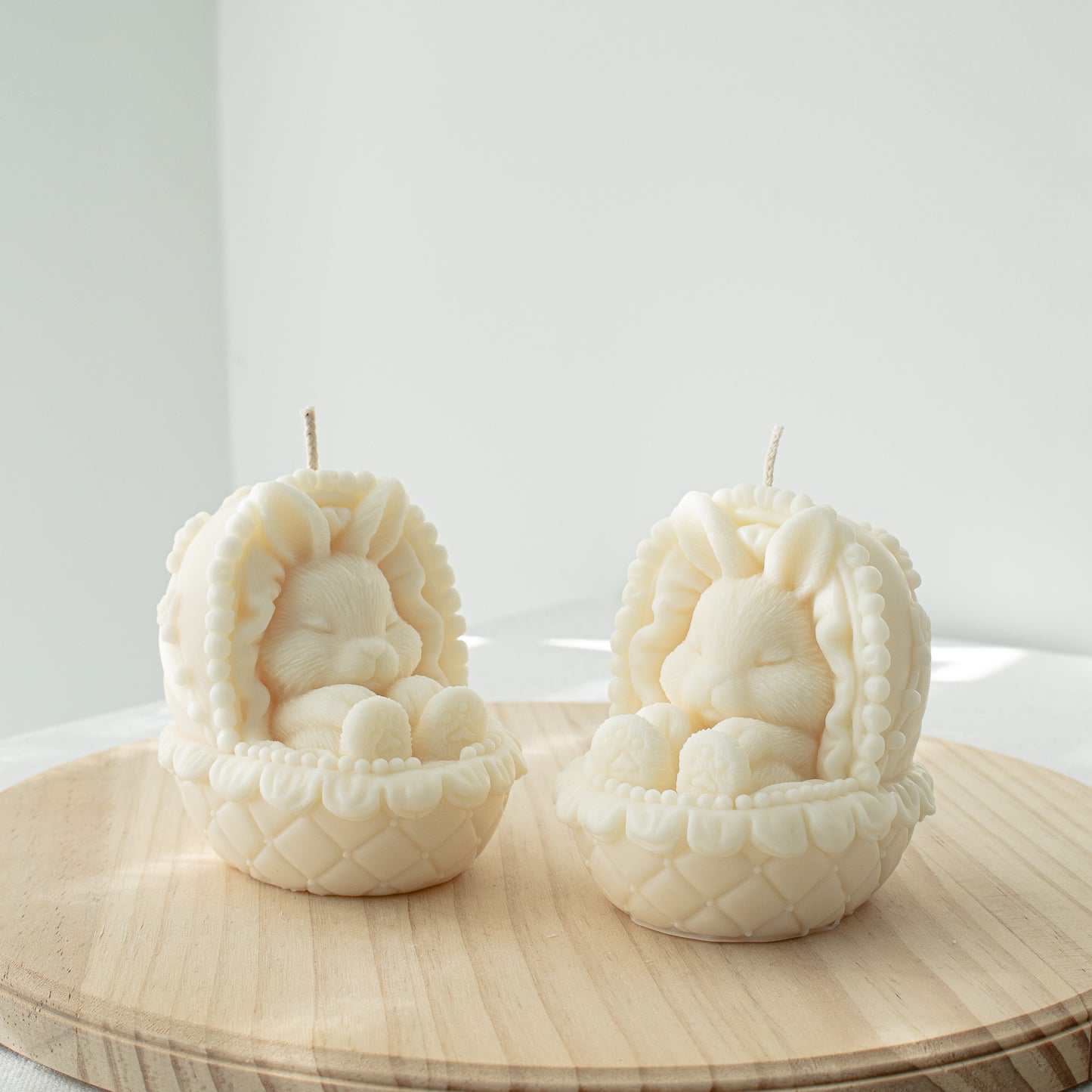 bunny candle for easter gifting