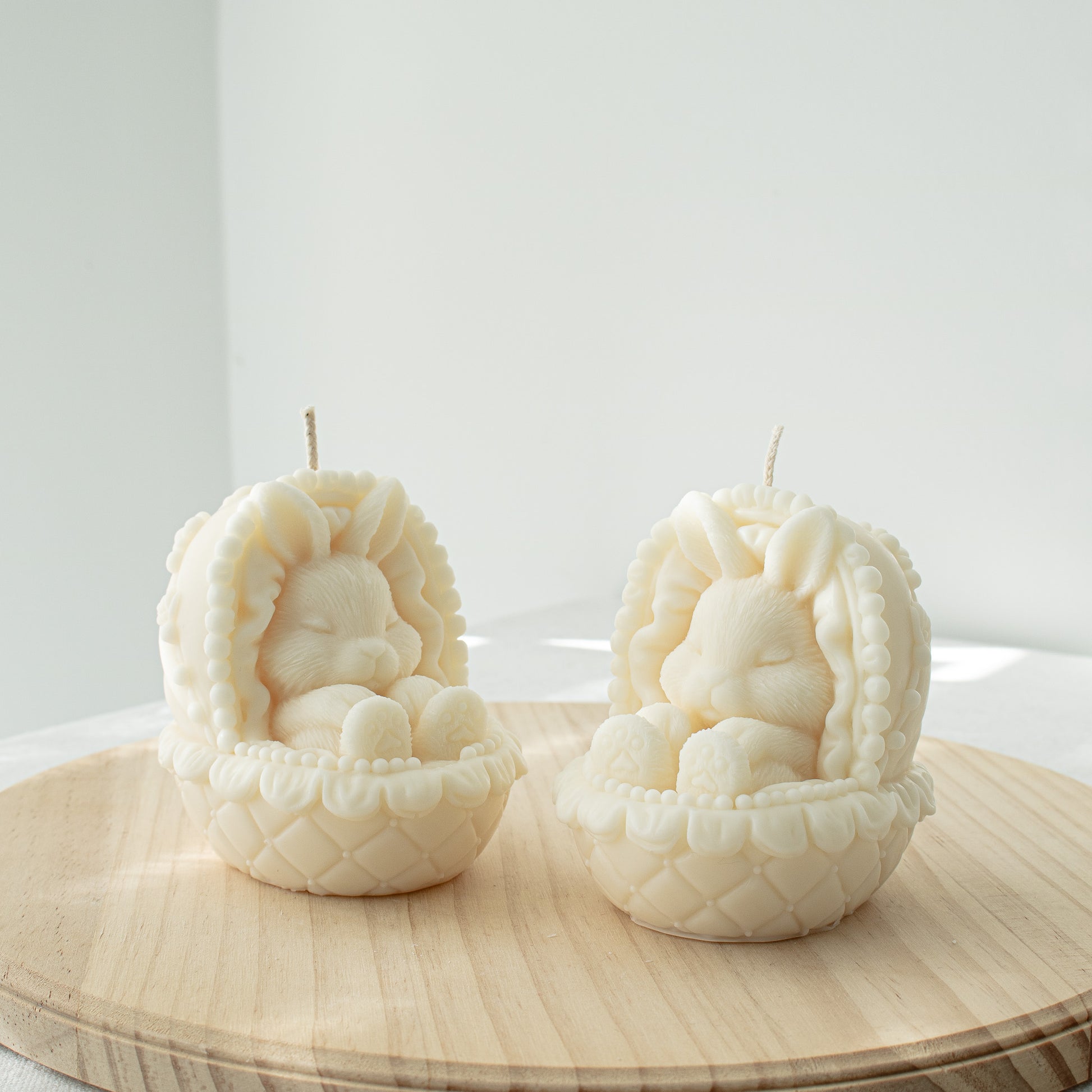 bunny candle for easter gifting