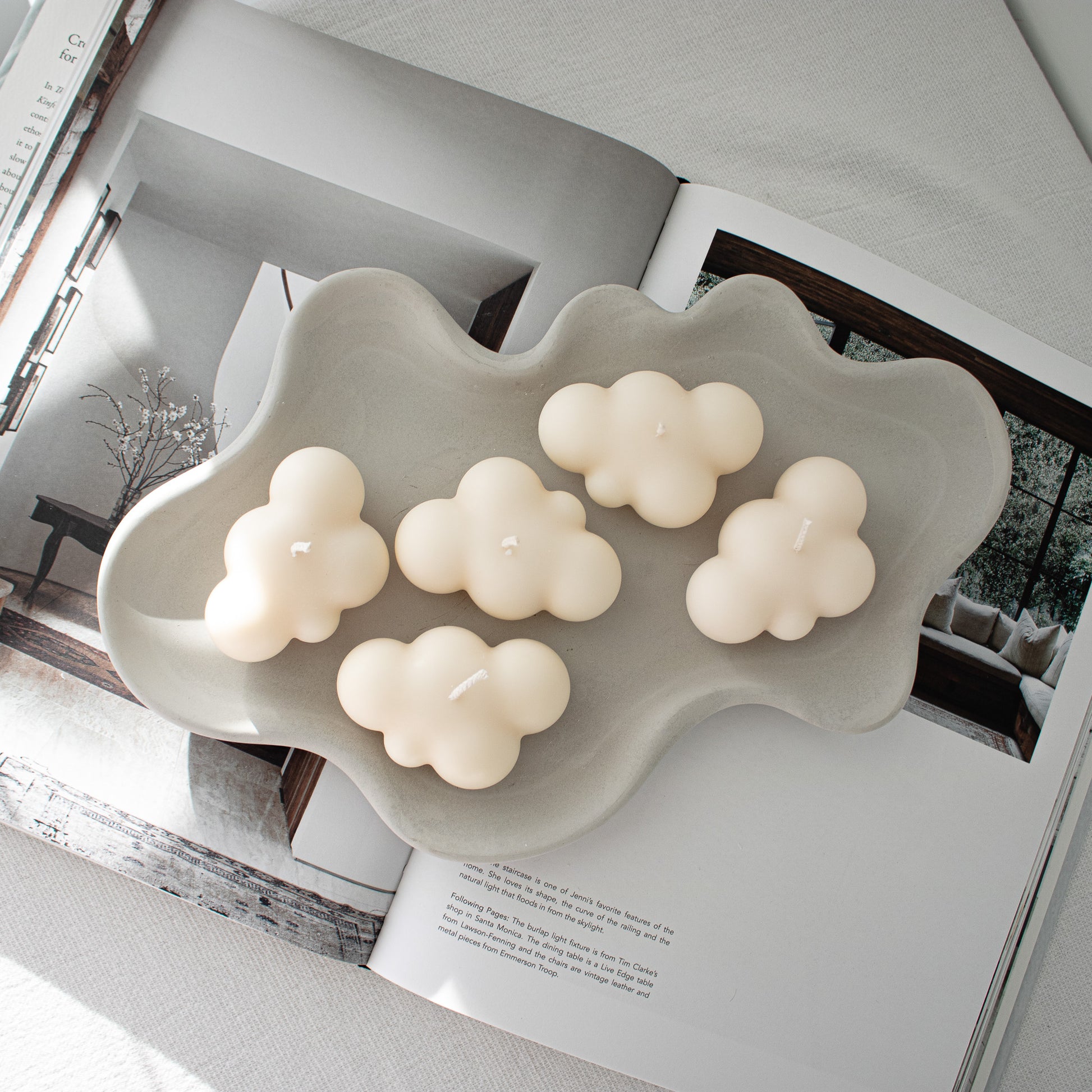 decorative soy wax candle