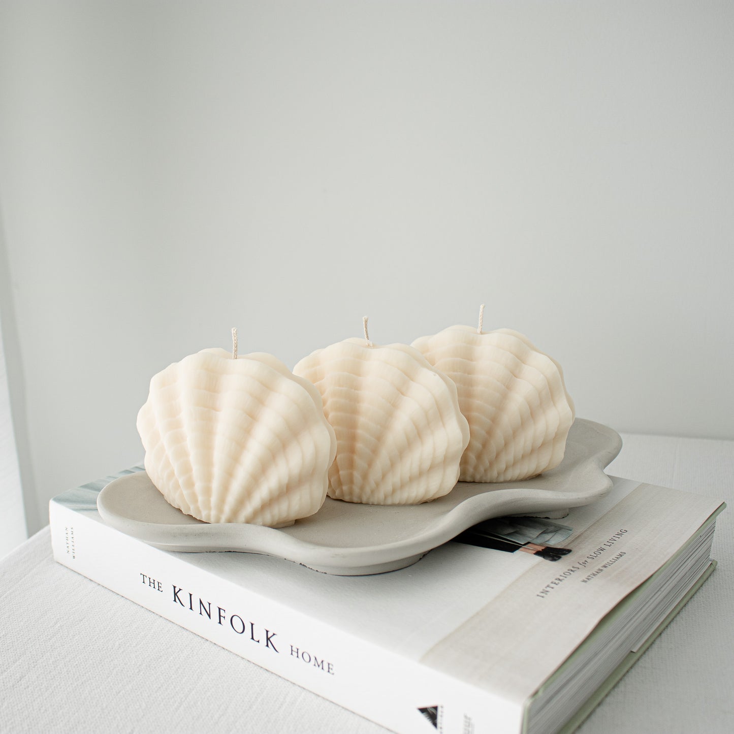 decorative beach inspired home decor candle