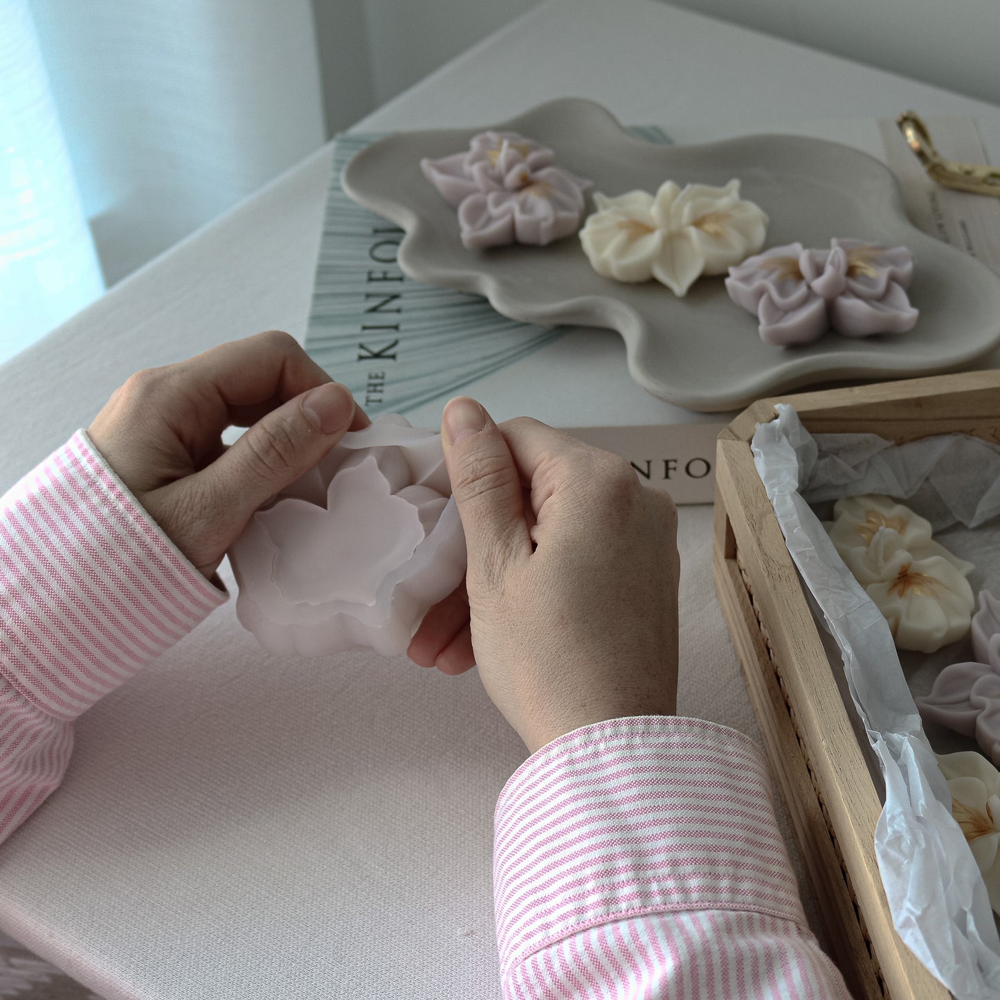 moulded soy wax candles