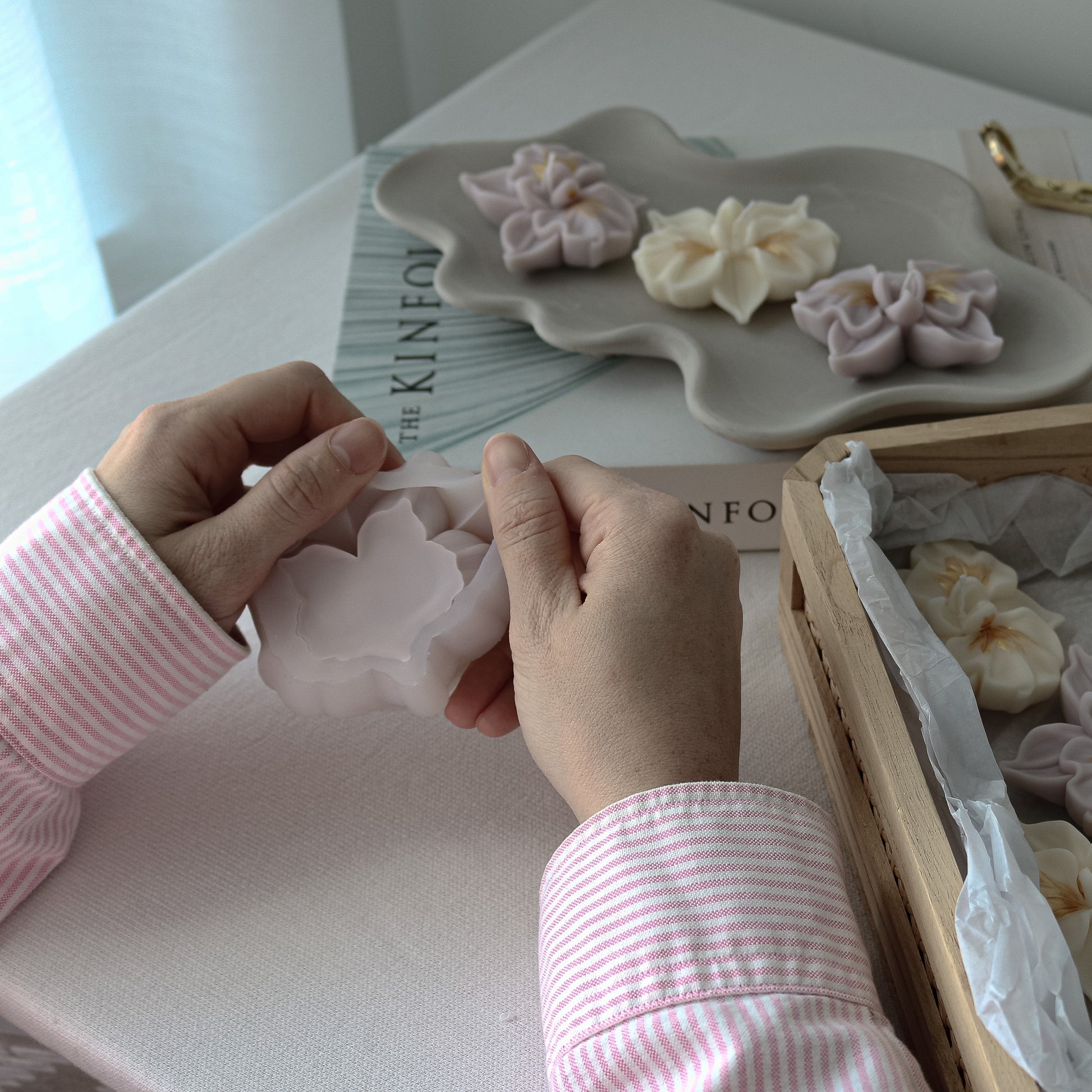 moulded soy wax candles